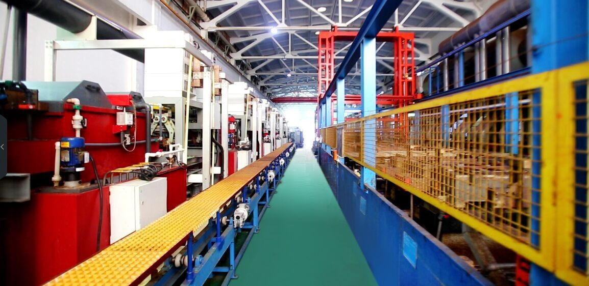 บล็อกบริษัทล่าสุดเกี่ยวกับ Chrome Plating Line Imported From Italy
